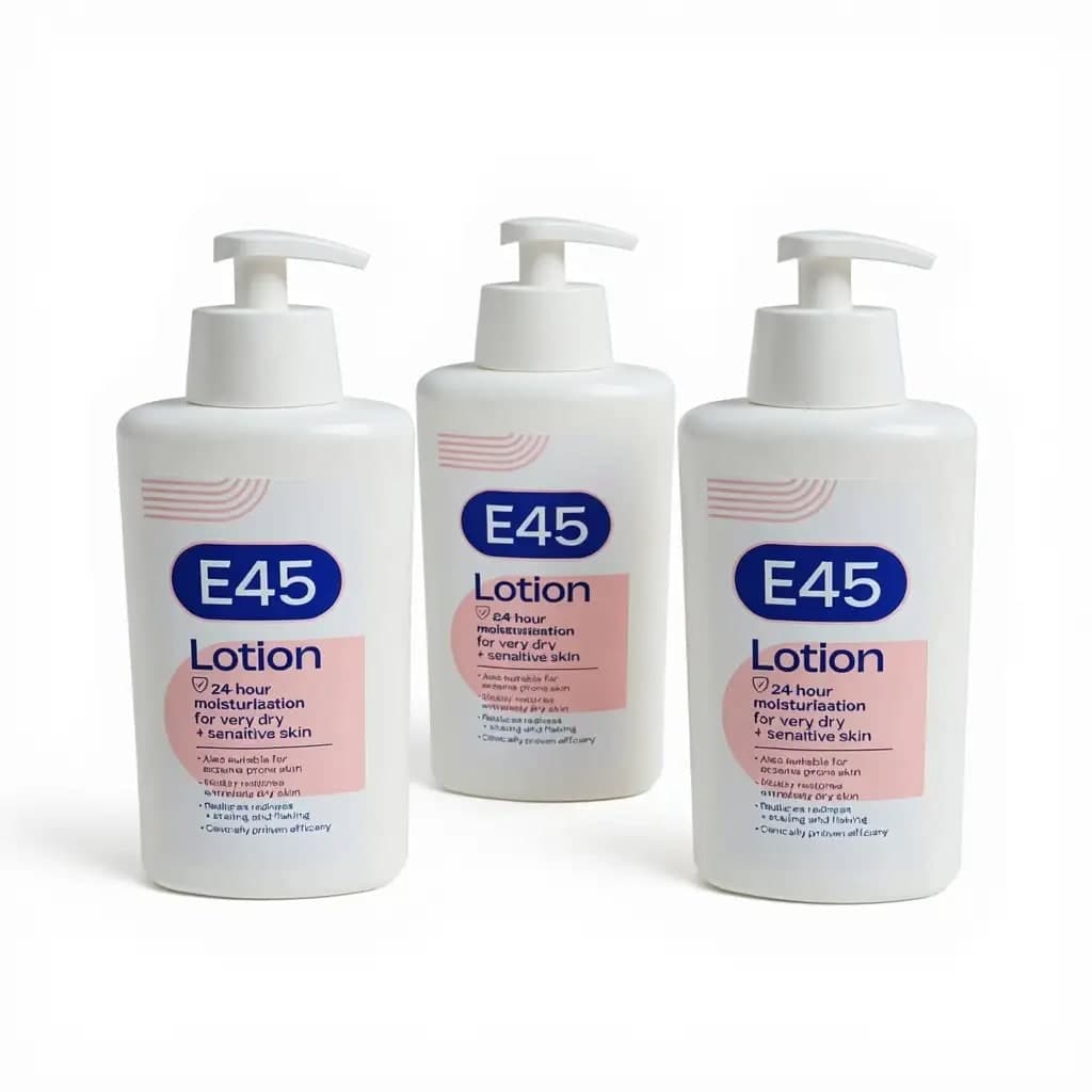 E45 Lotion 24-Hour Moisturisation for Very Dry & Sensitive Skin 500ml