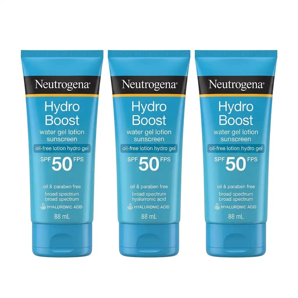 Neutrogena Hydro Boost Water Gel Lotion Sunscreen SPF50 Hyaluronic Acid Oxybenzone-Free 88ml